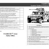 Convoy Checklist