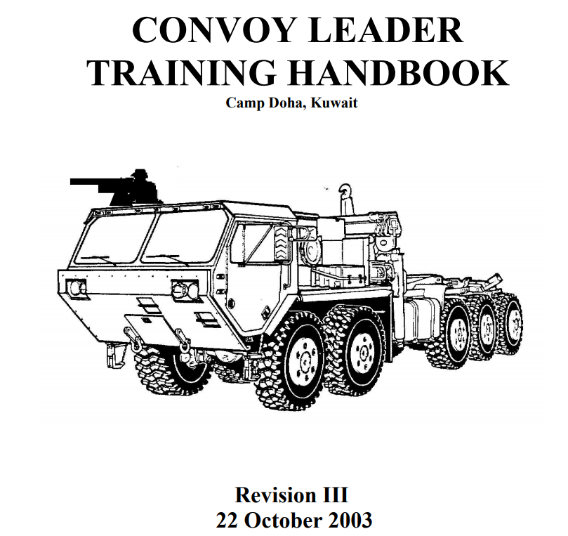 Convoy Leaders Handbook, Rev. 3