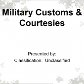 Military Customs and Courtesies