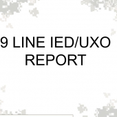 9-line IED/UXO Report