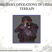 Army Operations in Urban Terrain (MOUT)-Army Police