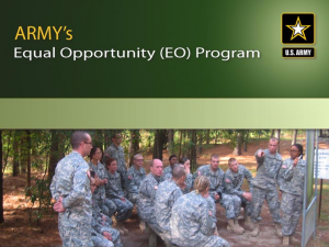 Army Equal Opportunity - PowerPoint Ranger, Pre-made Military PPT Classes