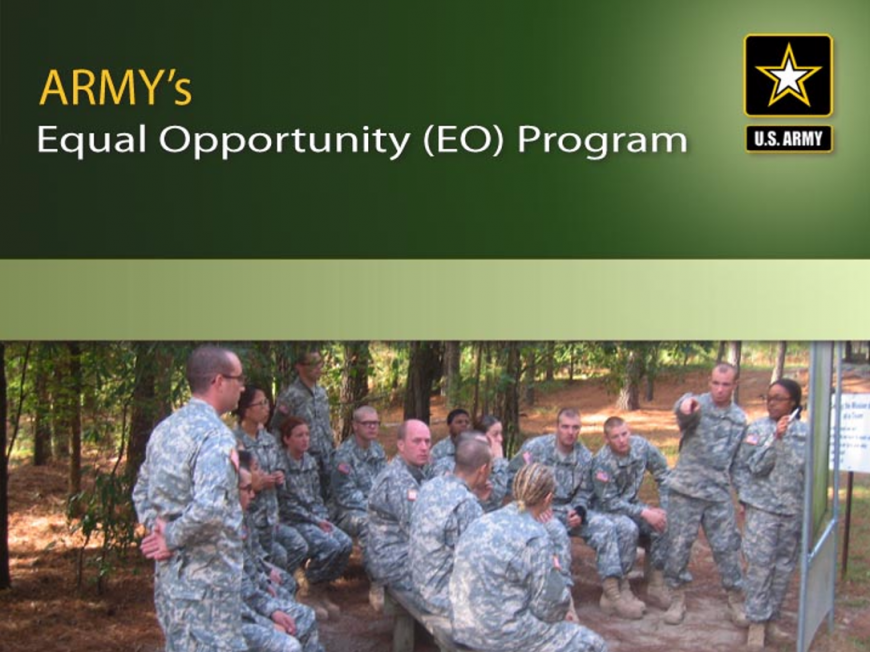Army Equal Opportunity