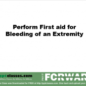 Bleeding of an Extremity