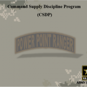 Command Supply Discipline Program (CSDP)