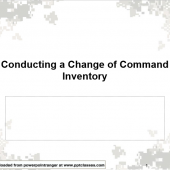 Change of Command Inventory