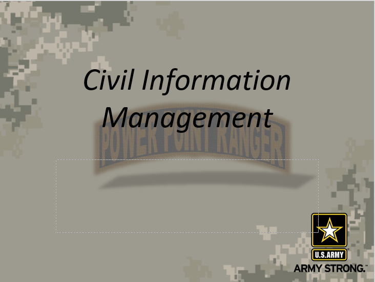 Civil Information Management
