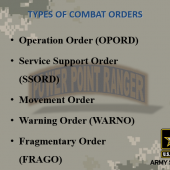 Combat Orders