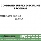 Command Supply Discipline Version I