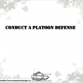 Conduct Platoon Defense