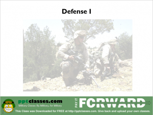 Military Powerpoint Ranger Defense - PowerPoint Ranger, Pre-made Military PPT Classes