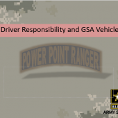 Driver Responsibility and GSA Vehicles