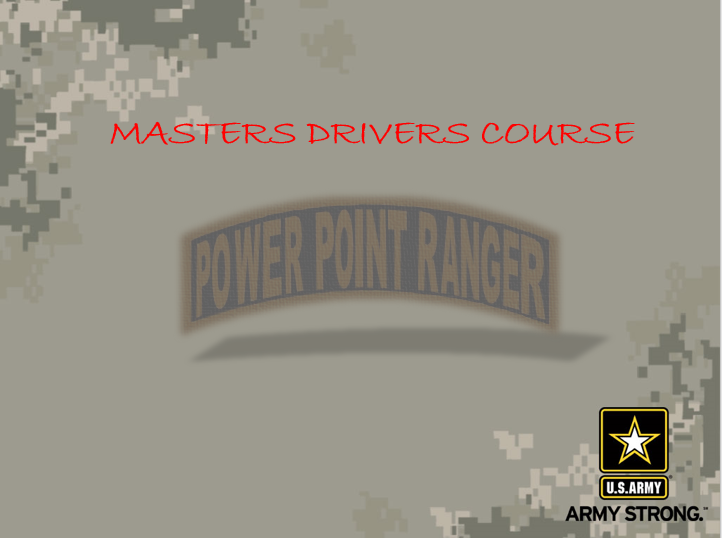 Driver Training Course
