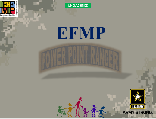 Efmp Briefing Powerpoint Ranger Pre Made Military Ppt Classes