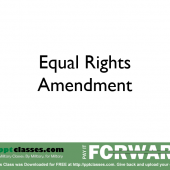 Equal Rights Amendment