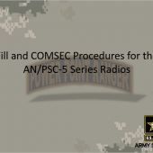 Fill PSC-5 and COMSEC procedures