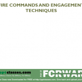 Fire Commands and Engagement techniques