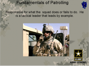 Fundamentals of Patrolling - PowerPoint Ranger, Pre-made Military PPT ...