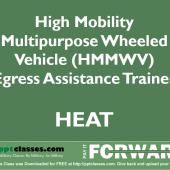 HEAT, HMMWV Roll-over trainer