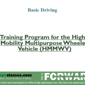 HMMWV Driver Training