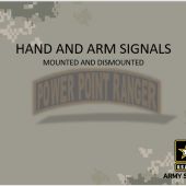 Hand and Army Signals