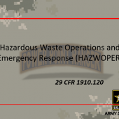 Hazardous Waste Operations and Emergency Response (HAZWOPER)