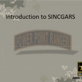 Intro to SINCGARS