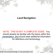 Land Navigation