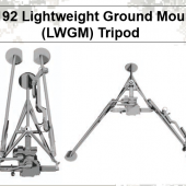 M192 Lightweight Ground Mount (LWGM) Tripod