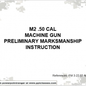 M2 .50 cal MG PMI