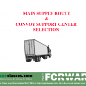 Main Supply Route and Convoy Support Center