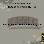 Maintenance Leaders Responsibilities