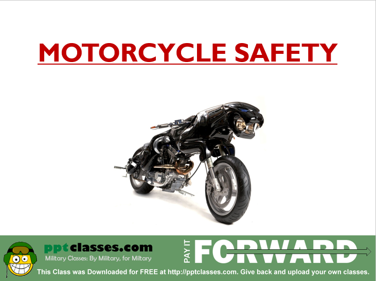 Motorcycle Safety V2