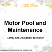 Motorpool Safety