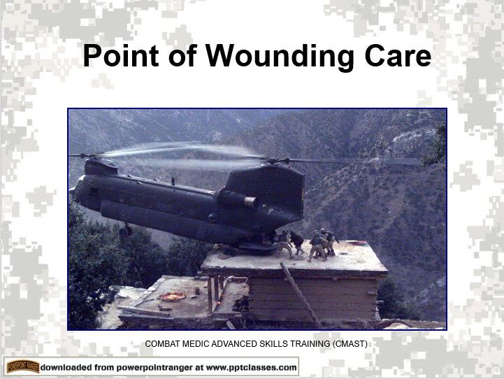 Point of Wounding care