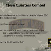 Principles and Fundamentals of Close Quarters Combat