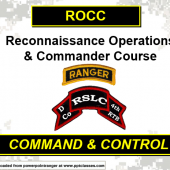 Recon Operator and Commanders Course Overview