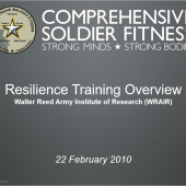 Resilience Training Overview