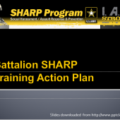 SHARP Training Plan