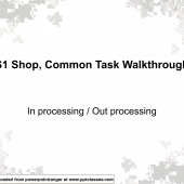 Inprocessing & Outprocessing for the S-1