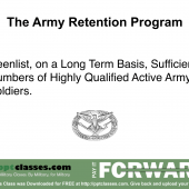 Army Retention Program