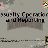 Casualty Reporting