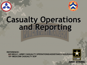 Casualty Reporting - PowerPoint Ranger, Pre-made Military PPT Classes