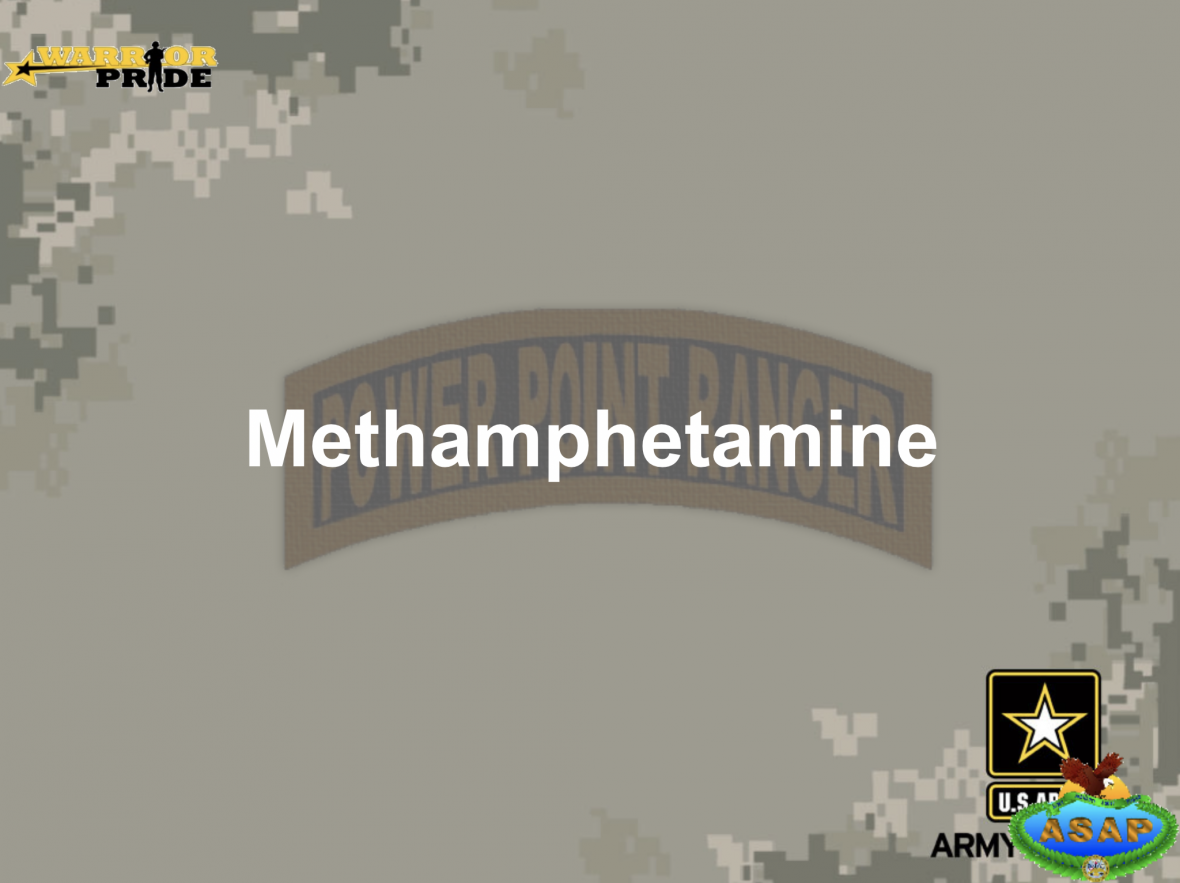PPT Class about Methamphetamine