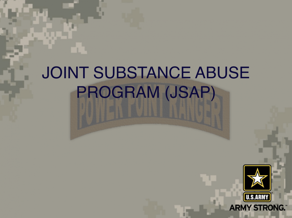 Joint Substance Abuse Slide