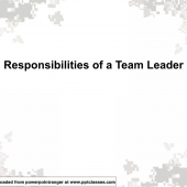 Responsibilities of a Team Leader