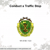 Conduct a Traffic Stop