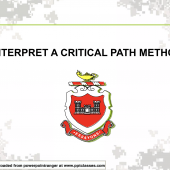 Interpret Critical Path Method