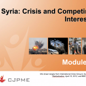 Syria – Crisis and Competing Interests