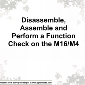 071-COM-0028 (Load an M16- Series/M4 Series Carbine)